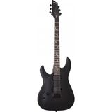 Schecter Damien-6 Solak Elektro Gitar (Satin Black) - standart - Çok Renkli