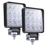 Schenna 48 Watt 16 Led Kare 2 Adet Off Road Gündüz Farı 16 Led Kare Çalışma Lambası