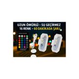 Schenna Kumandalı Rgb 16 Renk 2 Adet Led Drone Bisiklet Araç Çakarlı Lamba 7 Renk Su Geçirmez