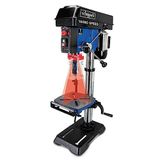 Scheppach 5906807901 Tischbohrmaschine DP18VARIO, + Positionslaser ve LED, ayarlanabilir devir sayısı, ahşap, metal ve plastik için, devir sayısı 440 – 2580 DK-1, 550 W, 230 V