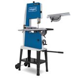 Scheppach Basa 3 şerit testere | 800 W | 230 V | Kesme hızı: 370 – 750 m/dak | Maksimum kesme yüksekliği 205 mm | Geçiş genişliği 306 mm | Masa 45° | Çapraz kesme şablonu ve destek dahil