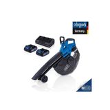 Scheppach Bc-blv720-x 2x2.0Ah Çift Akülü Yaprak Toplama Üfleme Makinesi