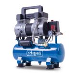 Scheppach HC08Si ultra sessiz kompresör | 8 bar | 6 l hazne | 1,5 HP / 1100 W | yağsız ve az bakım gerektirir | debisi 162 l/dk | Sessiz kompresör