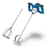 Scheppach PM1400 Mikser 1400 W M14 Dişli 700 dk.-1'e kadar 2 kademeli şanzıman, harç ve boya karıştırıcı dahil
