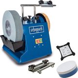 Scheppach Tiger 2500 200W-5903202901Sulu Bıçak Bileme Makinası 250 mm Taş ile Yüksek Hassasiyet