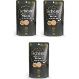 Schesir 3x80 gr After Dark Tavuklu Pouch Mousse Kedi Yaş Mama