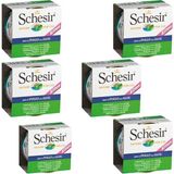 Schesir 6x85 gr Tavuklu ve Aloe Veralı Nature Yavru Kedi Yaş Maması
