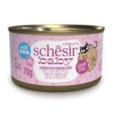 Schesir 70 gr Baby Tavuk İle Tavuk Karaciğeri Et Suyunda Konserve
