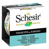 Schesir 85 gr C190 Jelly Tuna ve Barlam Balıklı Kedi Konservesi