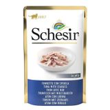 Schesir 85 gr Jöle İçersinde Ton Balık ve Levrekli Yetişkin Kedi Konservesi
