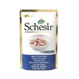 Schesir 85 gr Pouch Ton Balıklı ve Levrekli Jöleli Kedi Yaş Maması