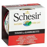 Schesir 85 gr Ton Balıklı ve Karidesli Jöleli Kedi Konservesi