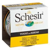 Schesir 85 gr Ton Balıklı ve Yengeç Etli Kedi Konservesi