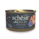 Schesir After Dark Sos içinde Tavuk ve Ördekli Tahılsız 80 gr Yetişkin Kedi Konservesi