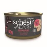 Schesir After Dark Tavuk ile Sığır Et Suyunda Yetişkin Kedi Konservesi 80g