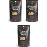 Schesir After Dark Tavuk ve Sığır Etli Pouch Kedi 3x80 gr Yaş Mama
