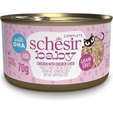 Schesir Baby Tavuk ile Tavuk Ciğeri Mus Konserve 70G - Standart