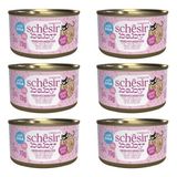 Schesir Baby Tavuklu ve Tavuk Ciğerli Konserve Yavru Kedi Maması 70 gr 6'lı