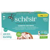 Schesir Box Ton Balığı ve Çipuralı Jöle İçinde 6x50 gr Kedi Konservesi