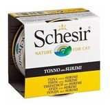 Schesir C136 85 gr Ton Balık ve Surimi Jöleli Kedi Konservesi