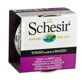 Schesir C176 85 gr Ton Balıklı Sığır Etli Pirinçli Kedi Konservesi