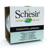 Schesir C276 85 gr Jelly Ton Balıklı ve Levrek Kedi Konservesi