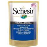 Schesir Jel İçinde Ton Balikli&Levrekli Pouch 100 gr Konserve Kedi Maması