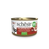 Schesir Jöle İçinde Ton Balıklı ve Barbunya Balıklı Yetişkin 70 gr Kedi Konservesi
