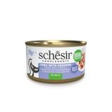 Schesir Jöle İçinde Ton Balıklı ve Orfoz Balıklı Yetişkin 70 gr Kedi Konservesi