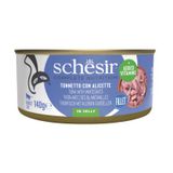 Schesir Jöle İçinde Ton Balıklı ve Ringa Balıklı Yetişkin 140 gr Kedi Konservesi
