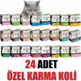 Schesir Konserve Yetişkin Kedi Maması 24 Adet Karma Paket