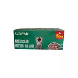 Schesir Multipack Karışık Kedi Yaş Maması 6X85 Gr