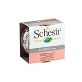 Schesir Somon Balıklı 85 GR Doğal Yaş Kedi Maması