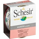 Schesir Somonlu Naturel Konserve Kedi Maması 85 gr - 1 kg