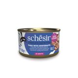 Schesir Suda Pişirilmiş Beyaz Balık ve Ton Balıklı 85 gr Kedi Konservesi