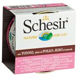 Schesir Suda Pişirilmiş Ton Balikli-Tavuklu 85 gr Konserve Kedi Mamasi