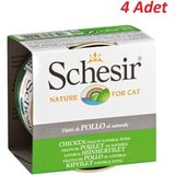 Schesir Tavuk Fileto Yas Kedi Mamasi 85GR*4 Adet