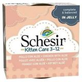 Schesir Tavuklu ve Aloe Veralı 85 gr Yavru Konserve Kedi Maması - Karışık