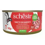 Schesir Ton Balığı ile Karidesli Jöle İçinde 140 gr Kedi Konservesi