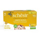 Schesir Ton Balığı ile Tavuklu Jöle İçinde Multipack 6x50 gr Kedi Konservesi