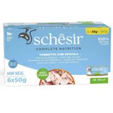 Schesir Ton Balığı ve Levrekli Jöle İçinde 6x50 gr Kedi Konservesi