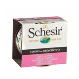Schesir Ton Balıklı Jambonlu Jelly 6x85 gr Kedi Konservesi