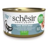 Schesir Ton Balıklı ve Berlam Balıklı Jöle Içinde Konserve Kedi Maması 70GR