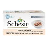 Schesir Ton Balıklı ve Somonlu Yaş 6x50 gr Kedi Mama
