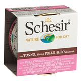Schesir Ton Balıklı ve Tavuklu 6x85 gr Yetişkin Kedi Konserve