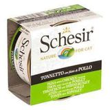 Schesir Ton Tavuk JellyYetişkin Kedi Konserve 6x85 gr