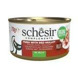 Schesir Ton ve Barbun Balıklı Jöle İçinde 70 gr Kedi Konservesi