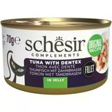 Schesir Ton ve Sinarit Balıklı Jöle İçinde 70 gr Kedi Konservesi