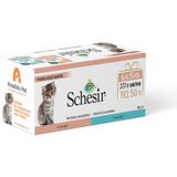 Schesir Yavru Kedi Serisi 6 Al 5 Öde 6x85 gr Süper Premium Balık Aromalı Konserve Yaş Mama