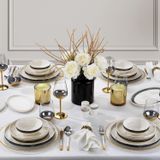 Schäfer Adel Line Yemek Takımı-56 Parça-Gold